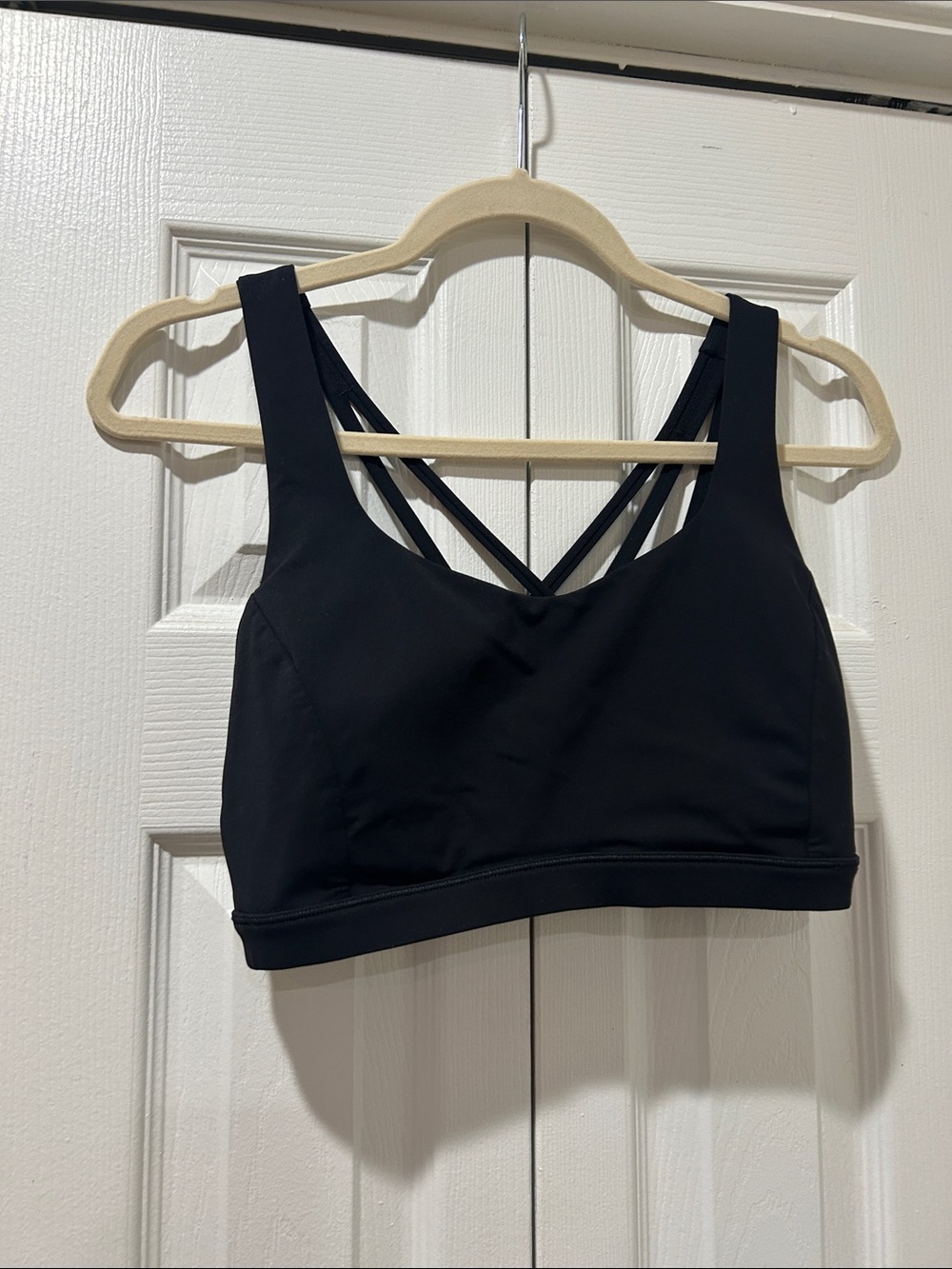 Lululemon Black Strappy Sports Bralette